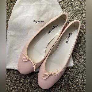 Repetto Blush Pink Ballet Flats